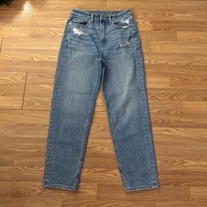 American Eagle Outfitters Light Blue Straight Leg Jeans